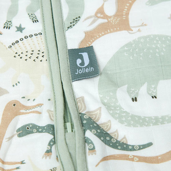 Jollein Jollein muslin summer sleeping bag 90cm Dino