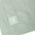 Jollein Jollein blanket cot 100x150 Shell Knit Sea Foam