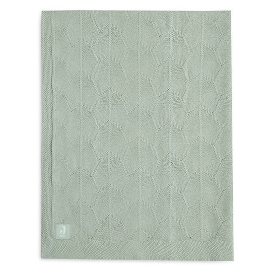 Jollein Jollein deken ledikant 100x150 Shell Knit Sea Foam