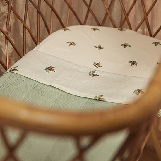 Jollein Couverture lit bébé 100x150 Shell Knit Sea Foam Jollein