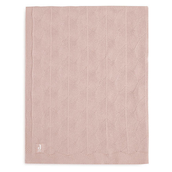 Jollein Jollein Decke Kinderbett 100x150 Shell Knit Wild Rose