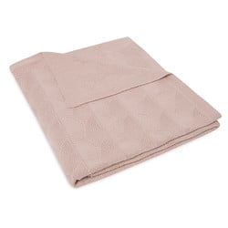 Jollein deken ledikant 100x150 Shell Knit Wild Rose