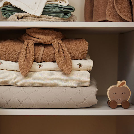 Jollein Jollein Decke Kinderbett 100x150 Shell Knit Wild Rose