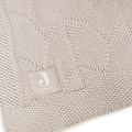 Jollein Jollein deken ledikant 100x150 Shell Knit Nougat
