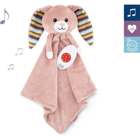 Zazu Zazu cuddle cloth bunny Becky pink