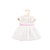 Minikane Poppenjurk met roosjes wit/roze Heless