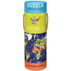 Crocodile Creek puzzle Animaux du monde 200 pièces