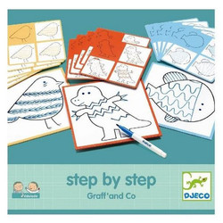 Djeco leren tekenen Step By Step Graff' and Co