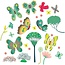 Djeco Djeco stickers fenêtre jardin de papillons