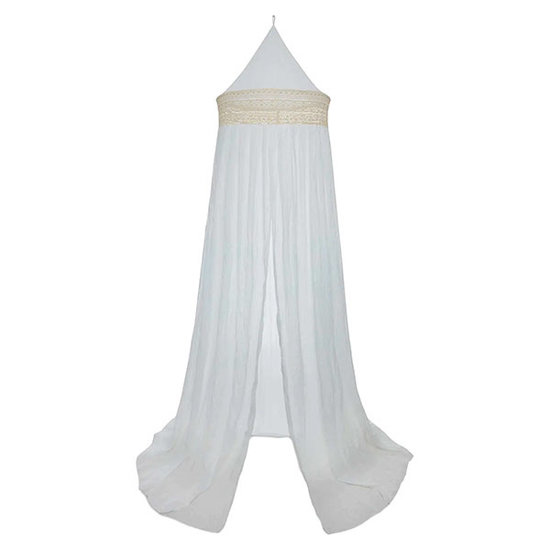 Jollein Jollein mosquito net vintage 245cm - Boho Lace Ivory