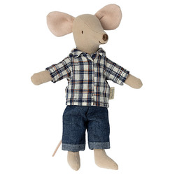 Maileg father mouse - Jeans