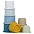 Little Dutch Little Dutch stacking cups Blue