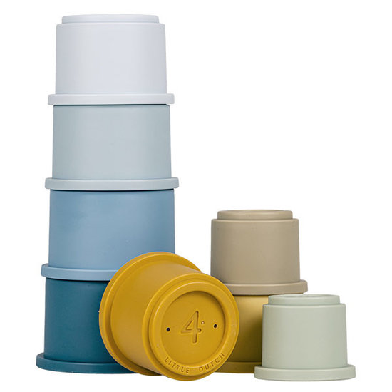 Little Dutch Little Dutch stacking cups Blue