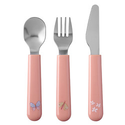 Little Dutch Mepal children's cutlery set 3 pcs Flowers & Butterflies