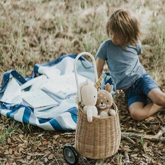 Play and Go Play and Go play mat - bag Outdoor Blue/Green Stripes