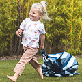 Play and Go Play and Go spielmatte - Tasche Outdoor Blue/Green Stripes