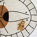 Tapis Petit Teppich Lion Natural 100 x 100 cm - Tapis Petit