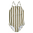 Rylee and Cru Maillot de Bain Sky Olive Stripe Rylee and Cru