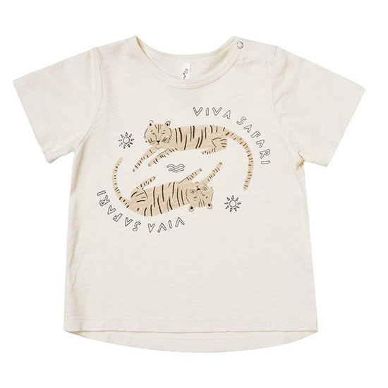 Rylee and Cru Rylee and Cru Basic Kurzarm T-Shirt Viva Safari