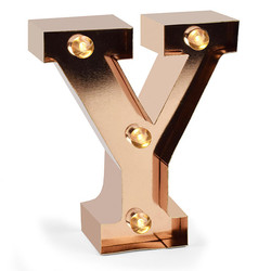 Nightlight Marquee letter Y - Legami