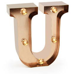 Nightlight Marquee letter U - Legami