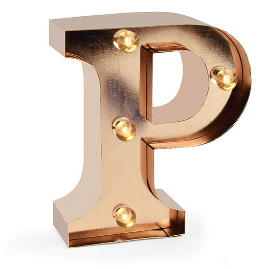 Legami Nightlight Marquee letter P - Legami