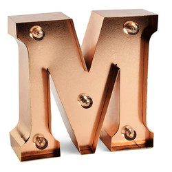 Nightlight Marquee letter M - Legami