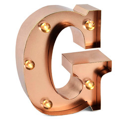 Nightlight Marquee letter G - Legami