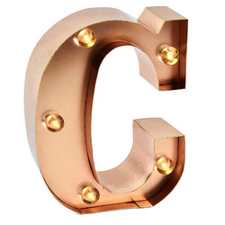 Nightlight Marquee letter C - Legami