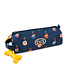 Stones and Bones Stones and Bones pencil case Oregon Joyful Flamingos