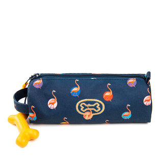 Stones and Bones pencil case Oregon Joyful Flamingos
