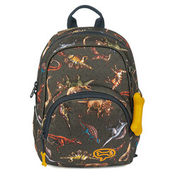 Stones and Bones Rucksack Laurel Dinosaurs Khaki