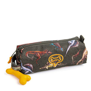 Stones and Bones pencil case Oregon Dinosaurs Khaki