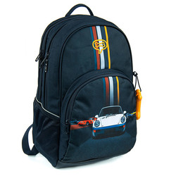 Stones and Bones Rucksack Aspen Car Collection Navy