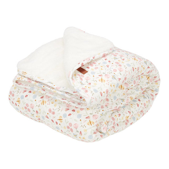 Little Dutch Little Dutch bassinet blanket Flowers & Butterflies