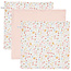 Little Dutch Little Dutch facecloths Flowers & Butterflies/Pure Soft Pink