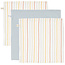 Little Dutch Little Dutch facecloths Vintage Sunny Stripes/Pure Soft Blue