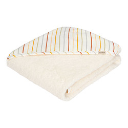 Little Dutch Kapuzenhandtuch Vintage Sunny Stripes - 100x100 cm