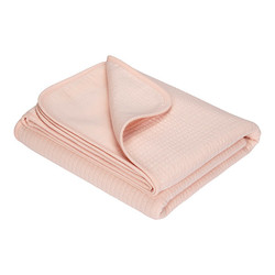 Little Dutch cot summer blanket Pure Soft Pink