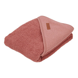 Little Dutch badcape Pure Pink Blush - 75x75 cm