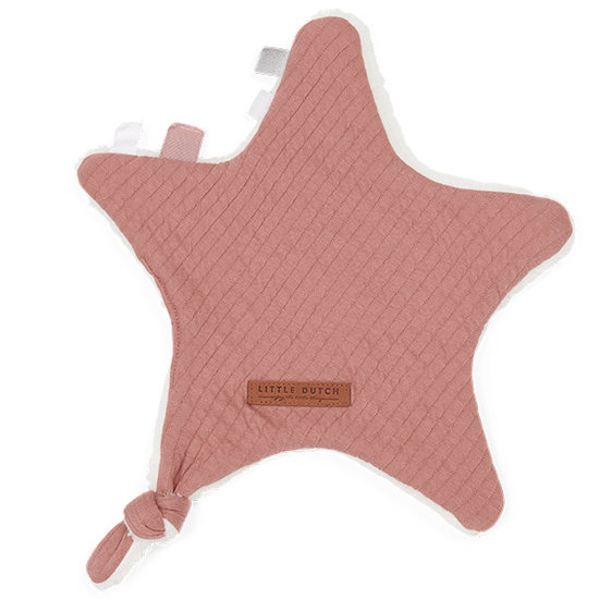 Little Dutch Little Dutch cuddle cloth star  Pure Pink Blush