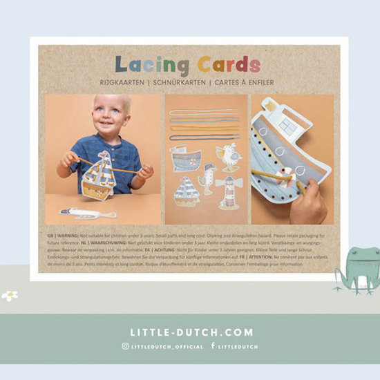 Little Dutch Little Dutch lacing Cards Sailors Bay
