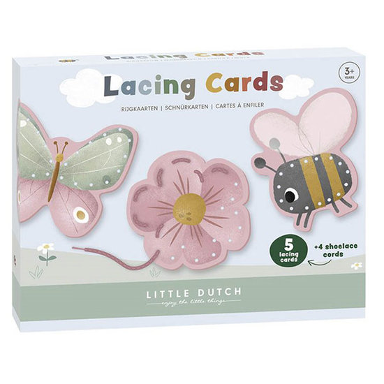 Little Dutch Little Dutch lacing Cards Flowers & Butterflies