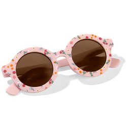 Lunettes de soleil rondes enfants Little Pink Flowers Little Dutch