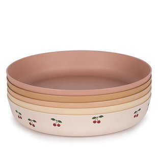 Konges Slojd 2 pack plate Cherry Mix