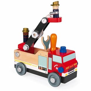 Camion de pompier Janod Brico Kids