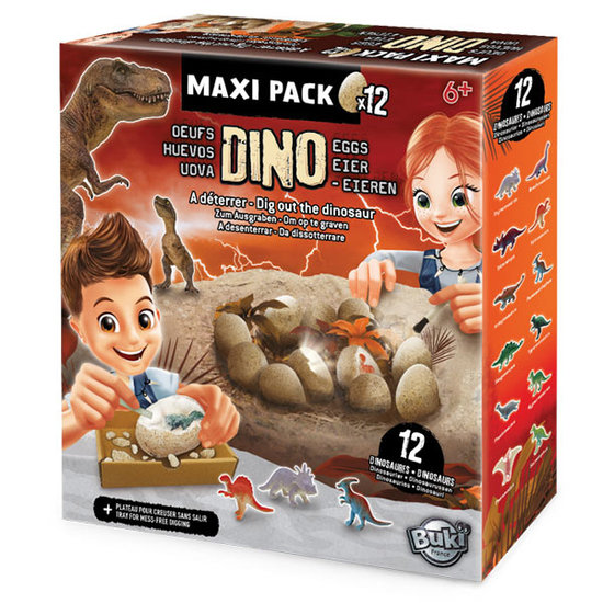 Buki Buki Dino Mega egg Maxi excavation set