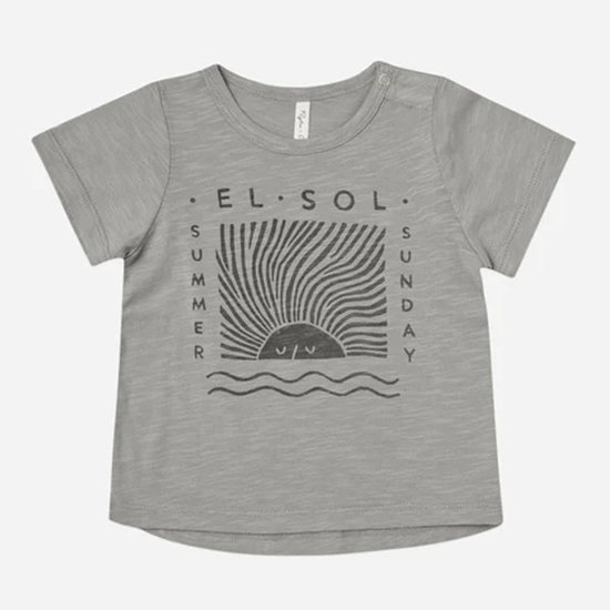 Rylee and Cru Rylee and Cru Basic Kurzarm T-Shirt El Sol