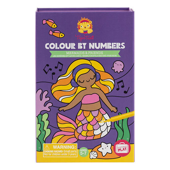 Tiger Tribe Tiger Tribe Colour By Numbers Mermaids