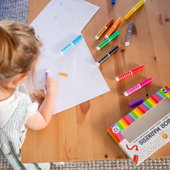 Tiger Tribe Marqueurs lavables lot de 12 Tiger Tribe